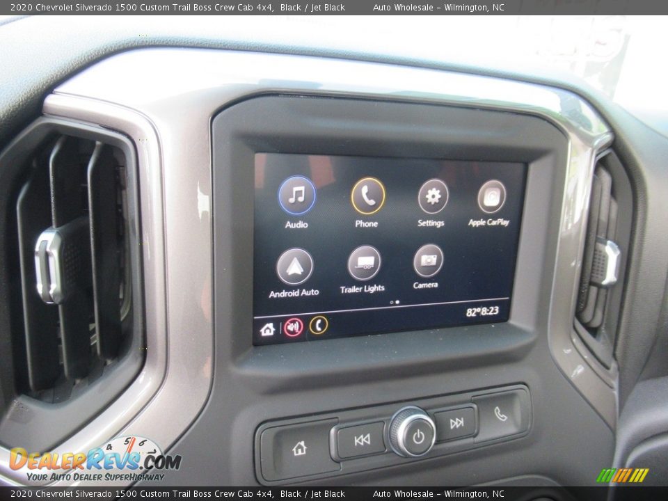 2020 Chevrolet Silverado 1500 Custom Trail Boss Crew Cab 4x4 Black / Jet Black Photo #17