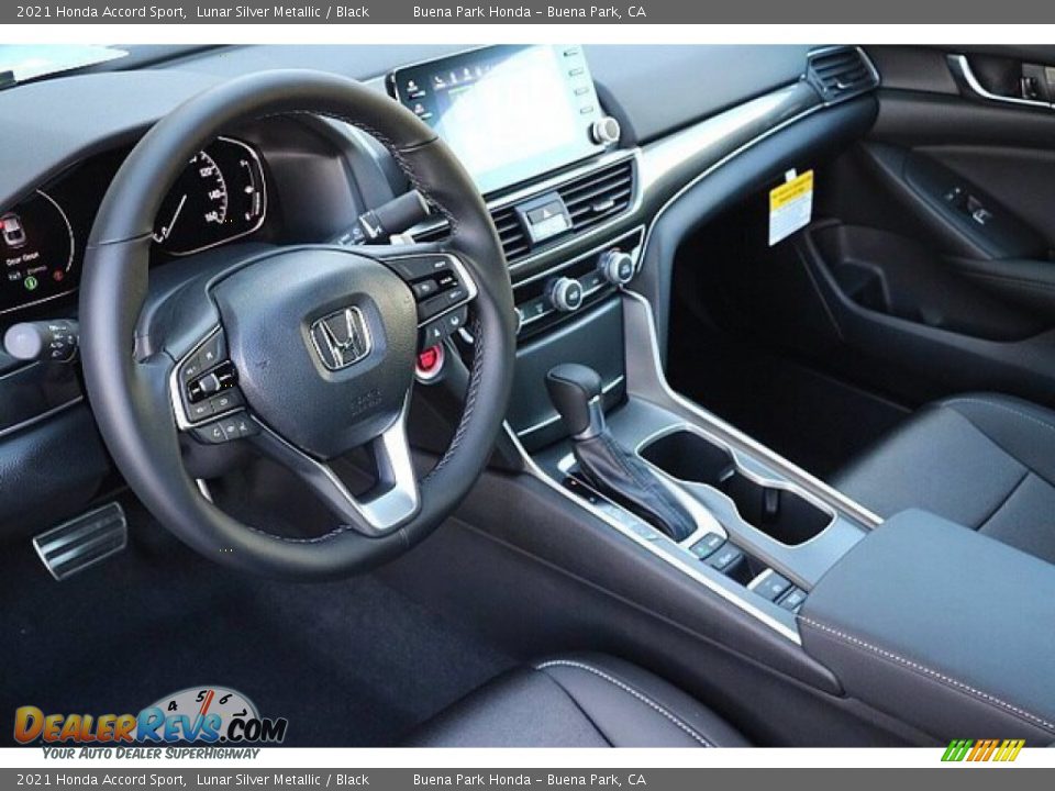 2021 Honda Accord Sport Lunar Silver Metallic / Black Photo #8