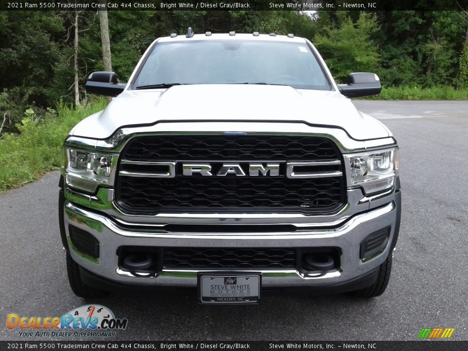 2021 Ram 5500 Tradesman Crew Cab 4x4 Chassis Bright White / Diesel Gray/Black Photo #3