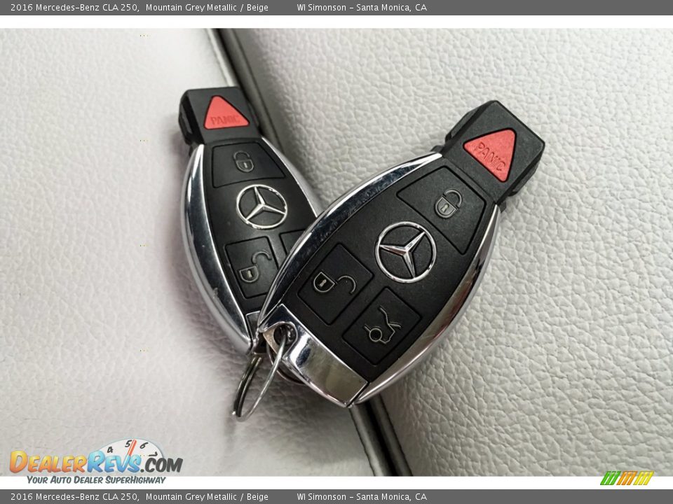 2016 Mercedes-Benz CLA 250 Mountain Grey Metallic / Beige Photo #11