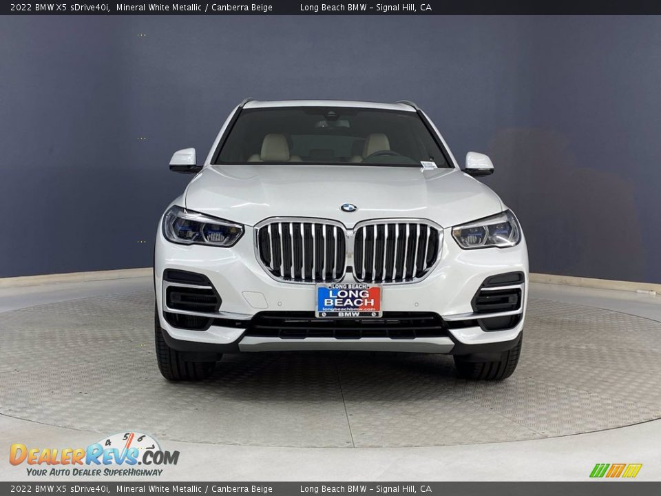 2022 BMW X5 sDrive40i Mineral White Metallic / Canberra Beige Photo #2