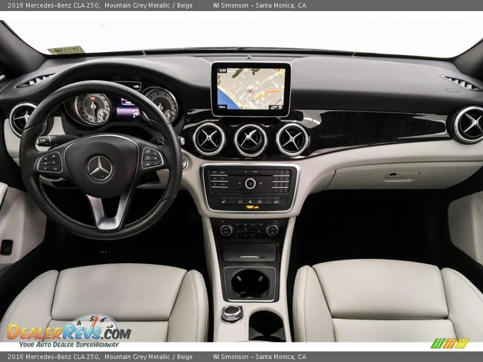 2016 Mercedes-Benz CLA 250 Mountain Grey Metallic / Beige Photo #18