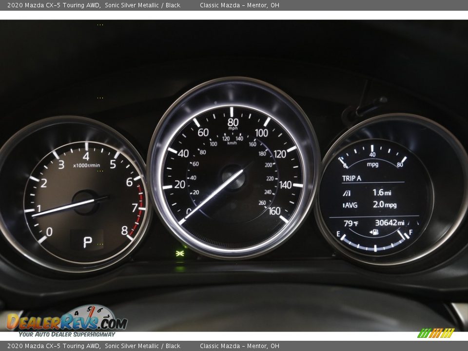2020 Mazda CX-5 Touring AWD Sonic Silver Metallic / Black Photo #8