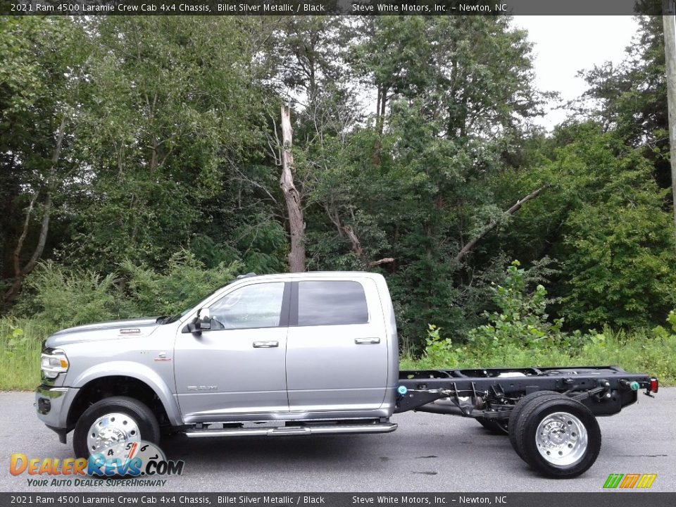 Billet Silver Metallic 2021 Ram 4500 Laramie Crew Cab 4x4 Chassis Photo #1