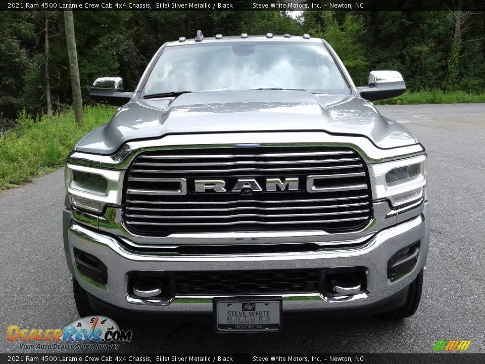 2021 Ram 4500 Laramie Crew Cab 4x4 Chassis Billet Silver Metallic / Black Photo #3