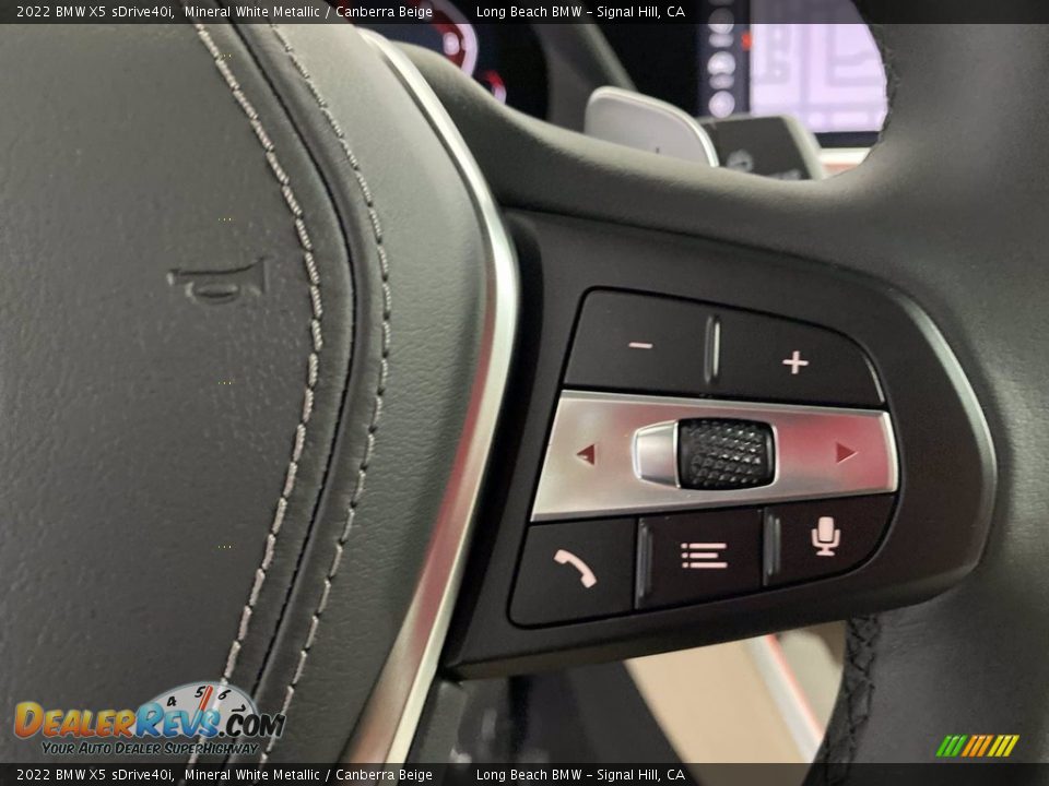 2022 BMW X5 sDrive40i Steering Wheel Photo #16