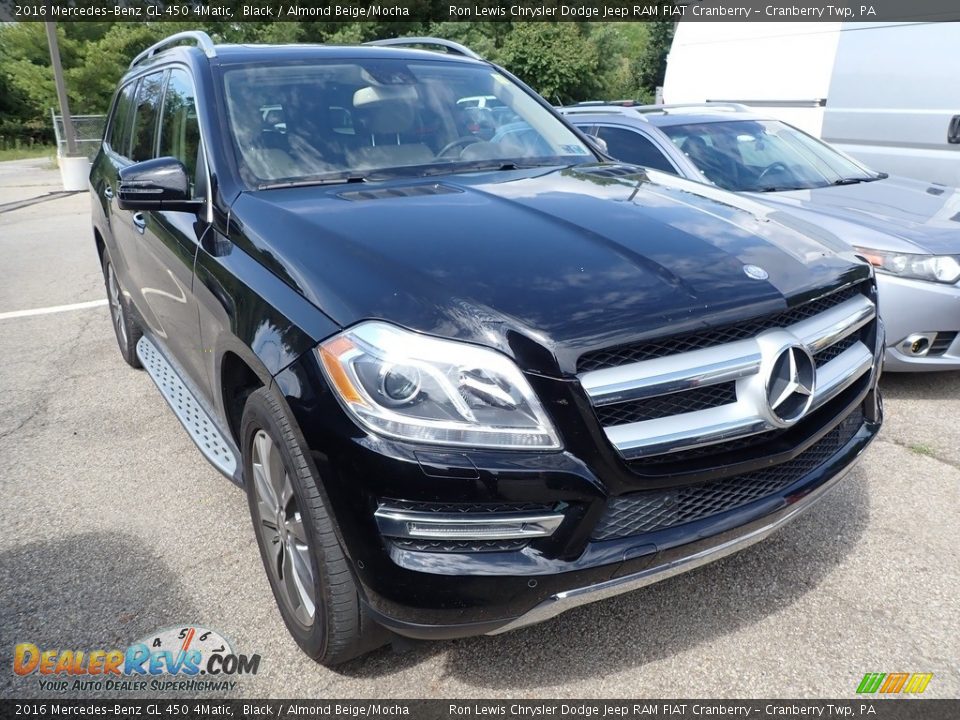 2016 Mercedes-Benz GL 450 4Matic Black / Almond Beige/Mocha Photo #2