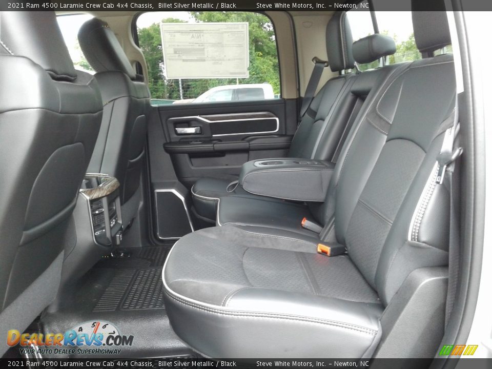 Rear Seat of 2021 Ram 4500 Laramie Crew Cab 4x4 Chassis Photo #13