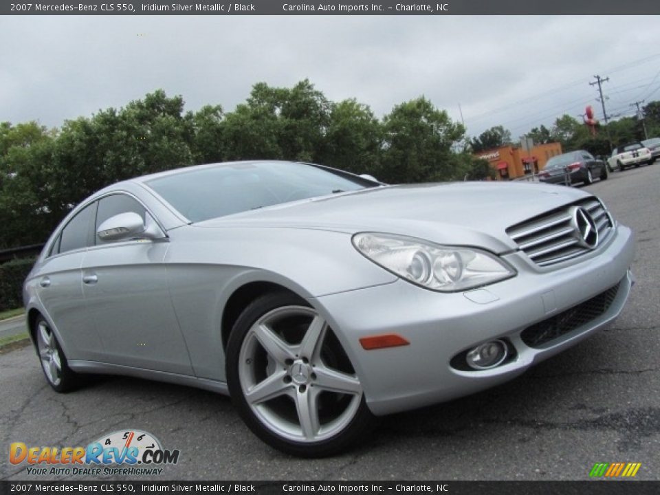2007 Mercedes-Benz CLS 550 Iridium Silver Metallic / Black Photo #1