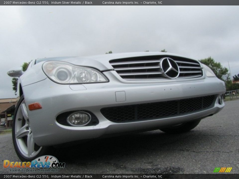 2007 Mercedes-Benz CLS 550 Iridium Silver Metallic / Black Photo #2