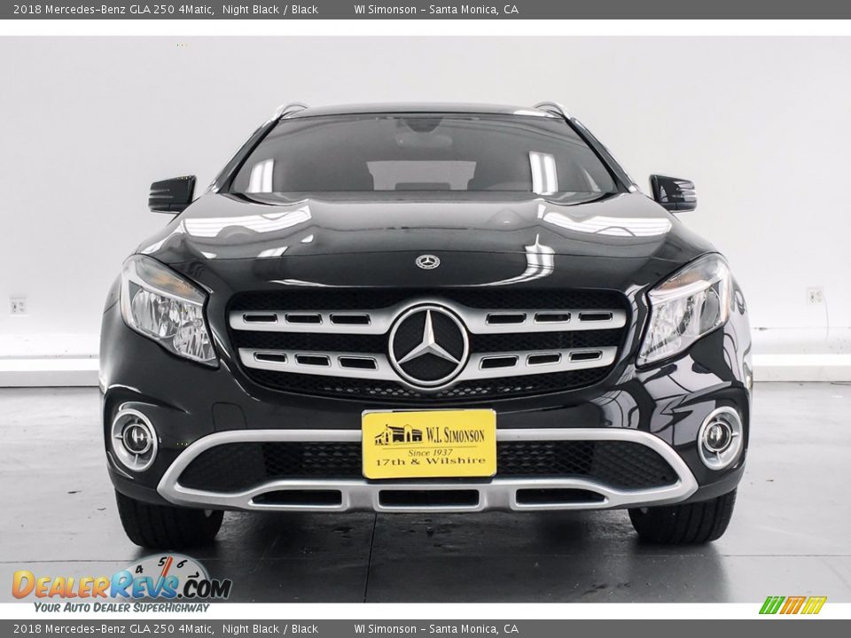 2018 Mercedes-Benz GLA 250 4Matic Night Black / Black Photo #2