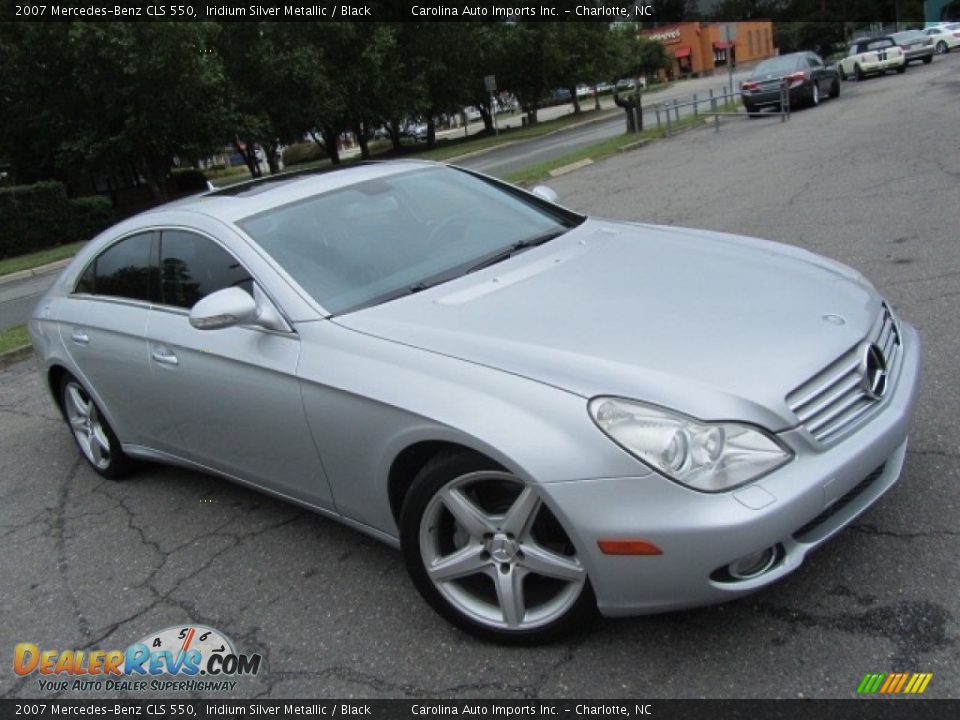 2007 Mercedes-Benz CLS 550 Iridium Silver Metallic / Black Photo #3