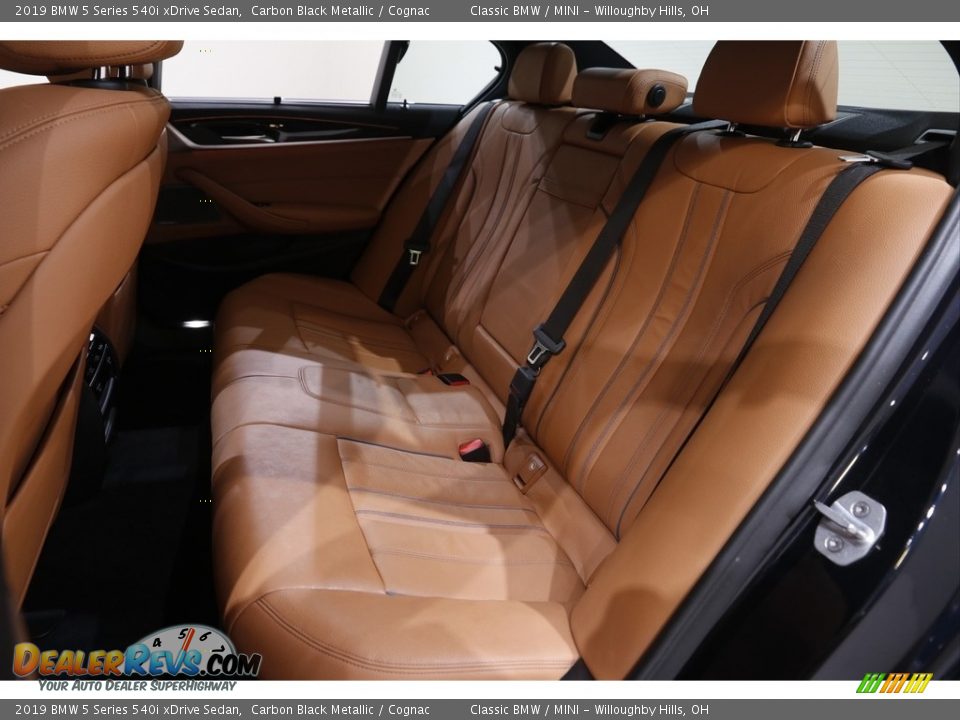 2019 BMW 5 Series 540i xDrive Sedan Carbon Black Metallic / Cognac Photo #20