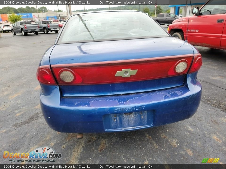 2004 Chevrolet Cavalier Coupe Arrival Blue Metallic / Graphite Photo #6