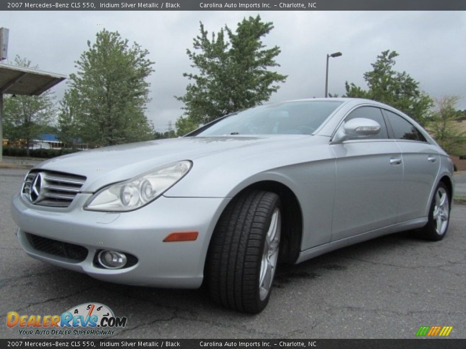 2007 Mercedes-Benz CLS 550 Iridium Silver Metallic / Black Photo #6