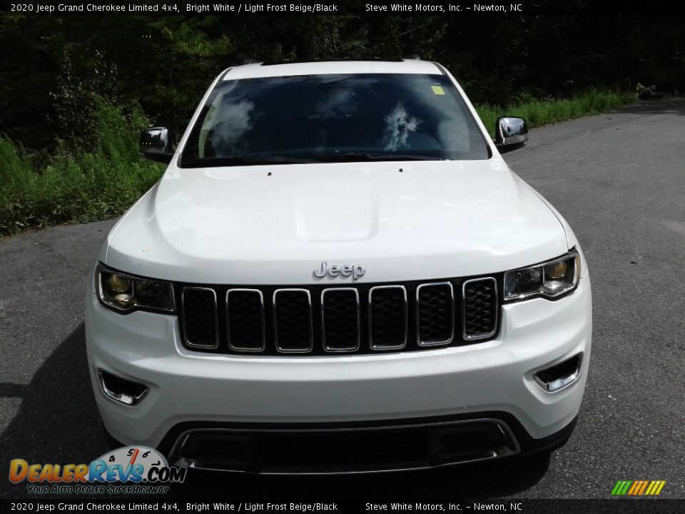 2020 Jeep Grand Cherokee Limited 4x4 Bright White / Light Frost Beige/Black Photo #5