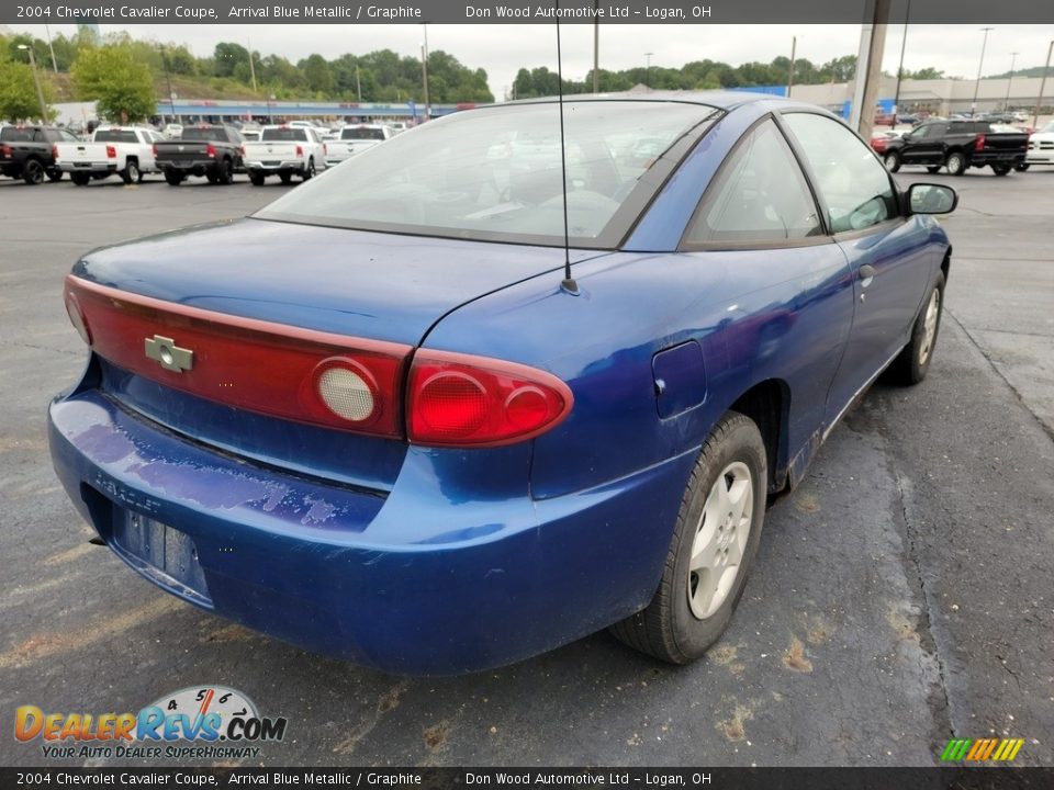 2004 Chevrolet Cavalier Coupe Arrival Blue Metallic / Graphite Photo #7