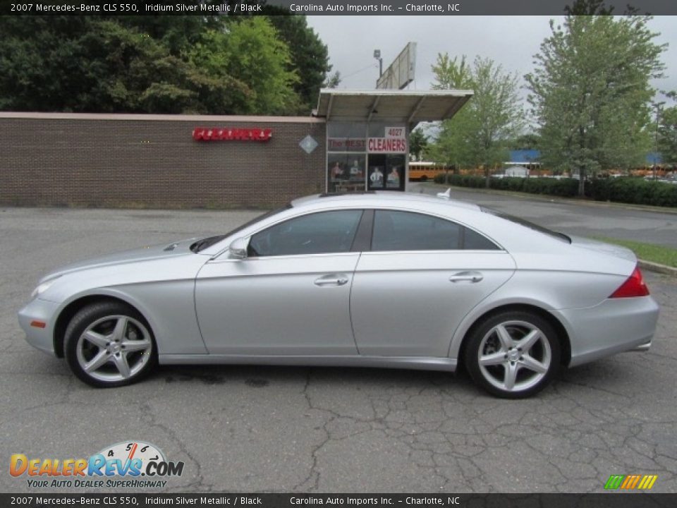 2007 Mercedes-Benz CLS 550 Iridium Silver Metallic / Black Photo #7