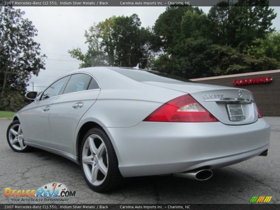 2007 Mercedes-Benz CLS 550 Iridium Silver Metallic / Black Photo #8