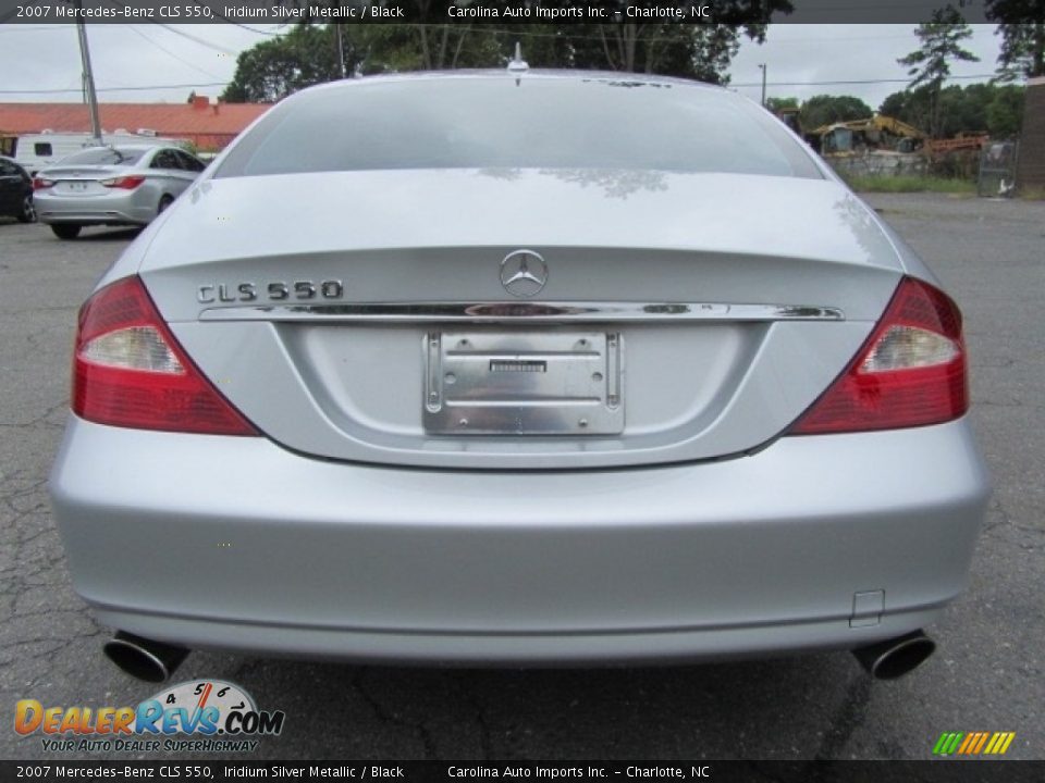 2007 Mercedes-Benz CLS 550 Iridium Silver Metallic / Black Photo #9
