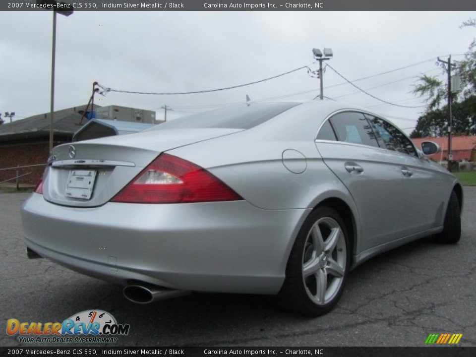 2007 Mercedes-Benz CLS 550 Iridium Silver Metallic / Black Photo #10