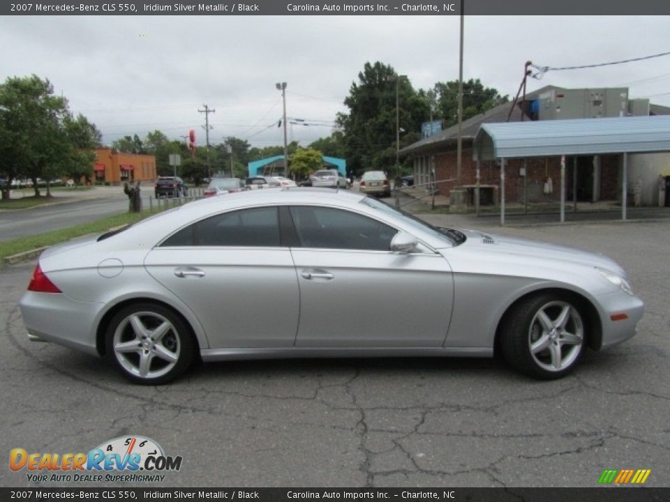 2007 Mercedes-Benz CLS 550 Iridium Silver Metallic / Black Photo #11