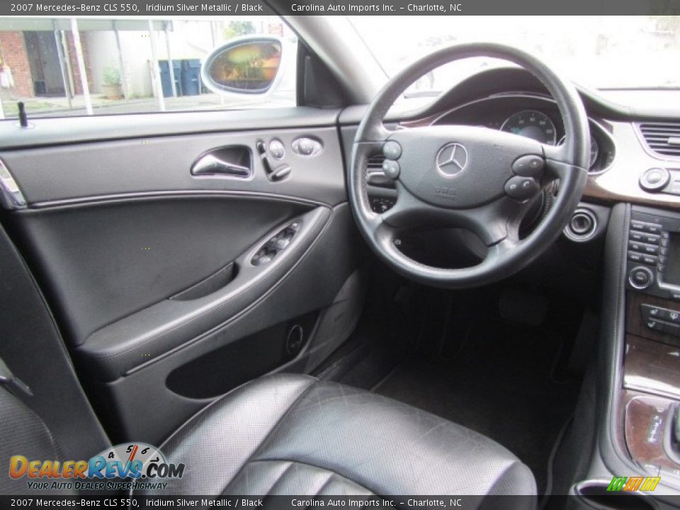 2007 Mercedes-Benz CLS 550 Iridium Silver Metallic / Black Photo #12