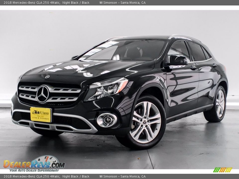 2018 Mercedes-Benz GLA 250 4Matic Night Black / Black Photo #13