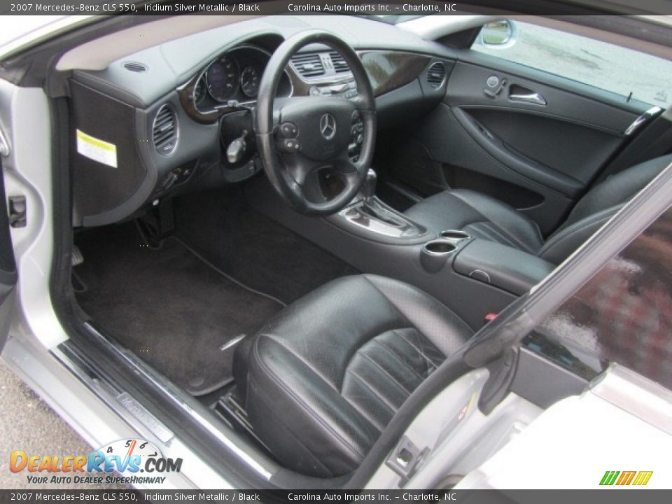 2007 Mercedes-Benz CLS 550 Iridium Silver Metallic / Black Photo #17