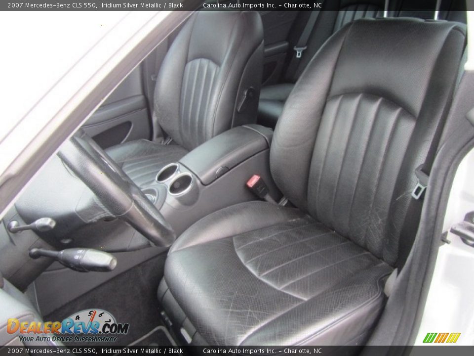 2007 Mercedes-Benz CLS 550 Iridium Silver Metallic / Black Photo #18