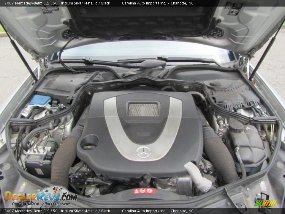 2007 Mercedes-Benz CLS 550 Iridium Silver Metallic / Black Photo #25