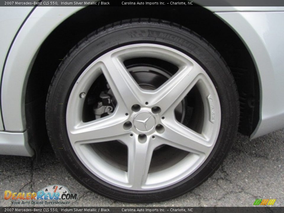 2007 Mercedes-Benz CLS 550 Iridium Silver Metallic / Black Photo #26