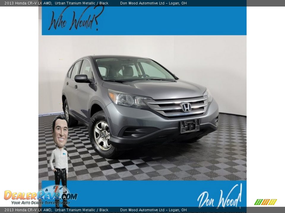 2013 Honda CR-V LX AWD Urban Titanium Metallic / Black Photo #1
