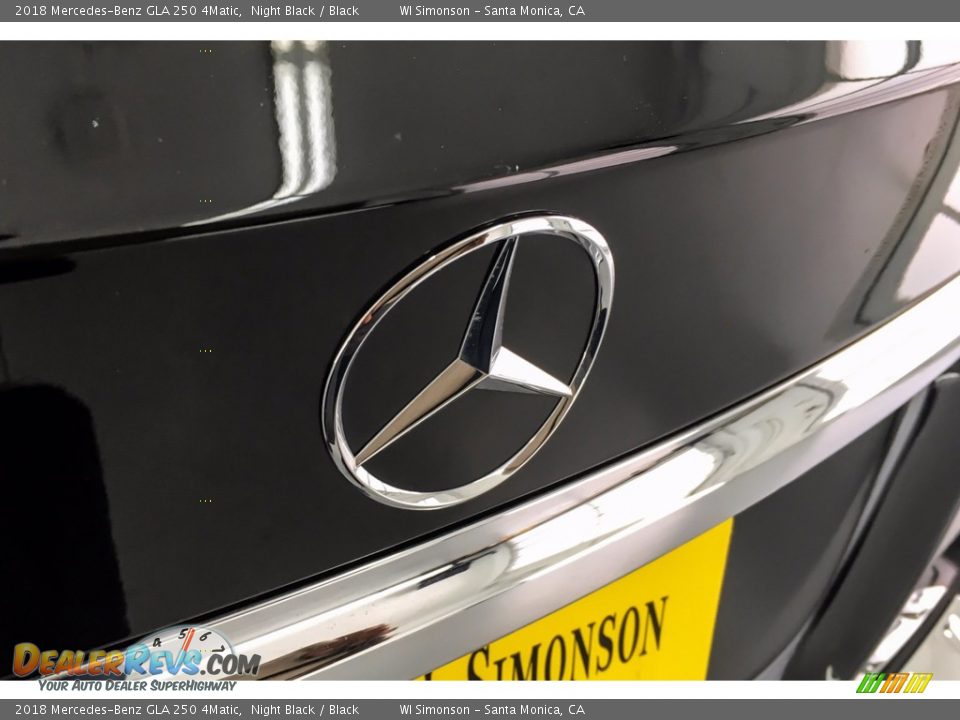 2018 Mercedes-Benz GLA 250 4Matic Night Black / Black Photo #26