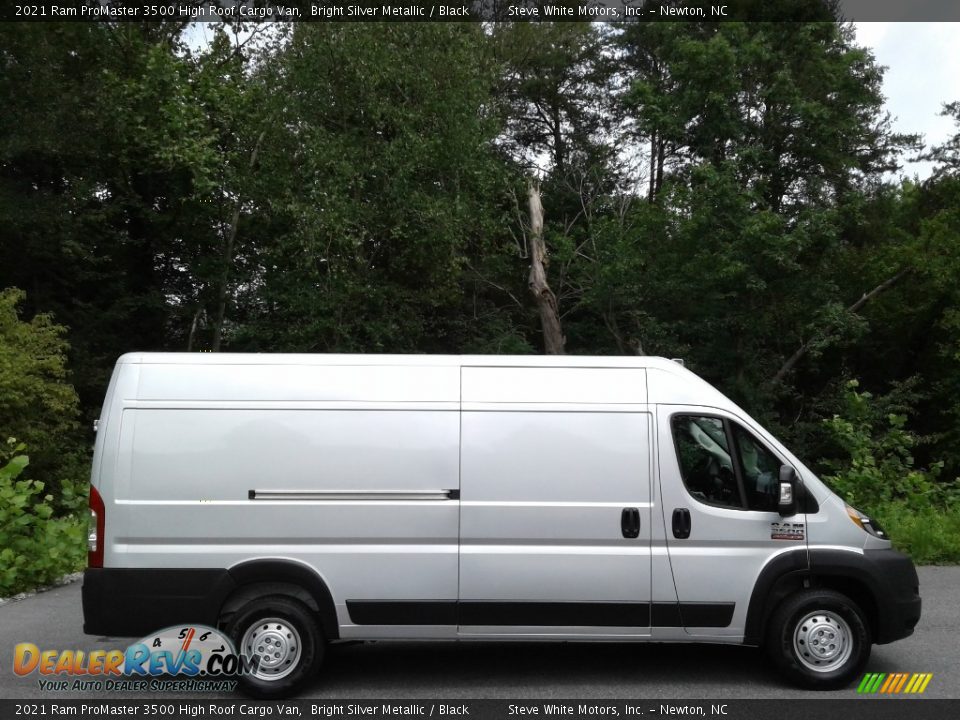 Bright Silver Metallic 2021 Ram ProMaster 3500 High Roof Cargo Van Photo #5