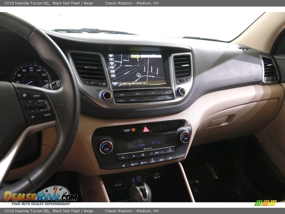 2018 Hyundai Tucson SEL Black Noir Pearl / Beige Photo #9