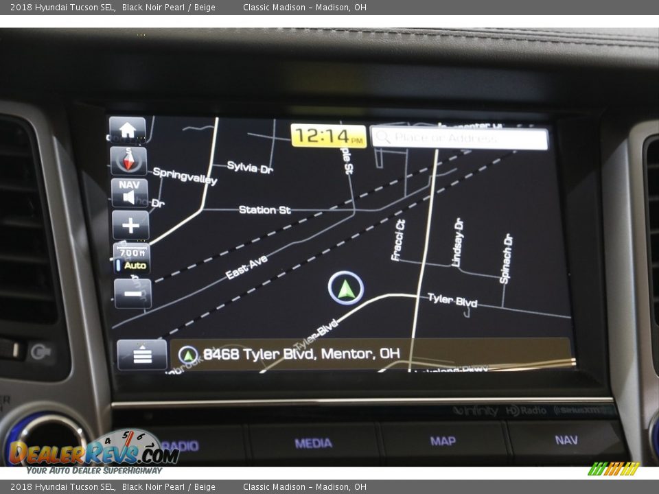 2018 Hyundai Tucson SEL Black Noir Pearl / Beige Photo #10