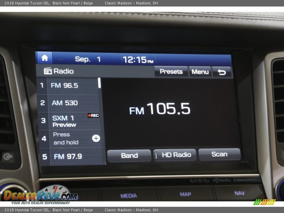 2018 Hyundai Tucson SEL Black Noir Pearl / Beige Photo #11