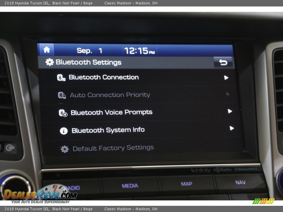 2018 Hyundai Tucson SEL Black Noir Pearl / Beige Photo #12