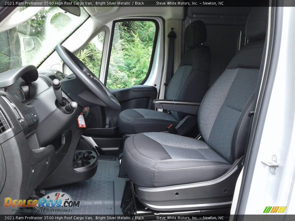 Black Interior - 2021 Ram ProMaster 3500 High Roof Cargo Van Photo #10