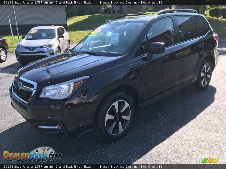 2018 Subaru Forester 2.5i Premium Crystal Black Silica / Black Photo #2