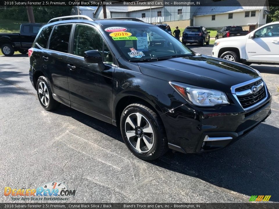 2018 Subaru Forester 2.5i Premium Crystal Black Silica / Black Photo #4