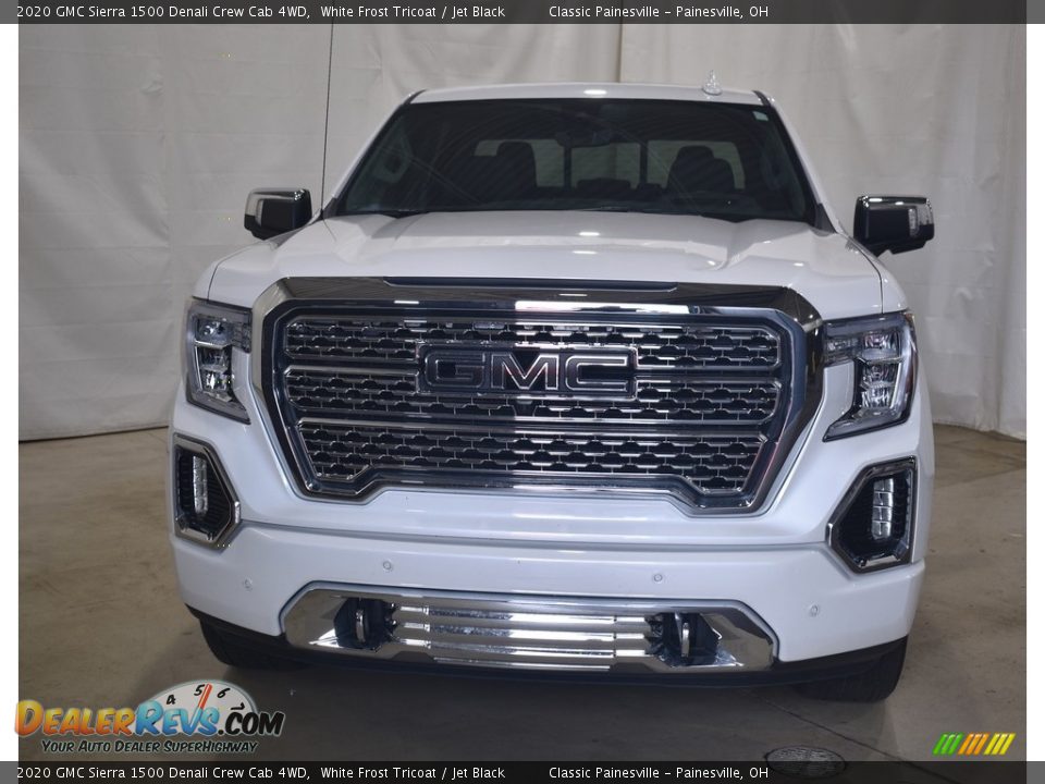 2020 GMC Sierra 1500 Denali Crew Cab 4WD White Frost Tricoat / Jet Black Photo #4