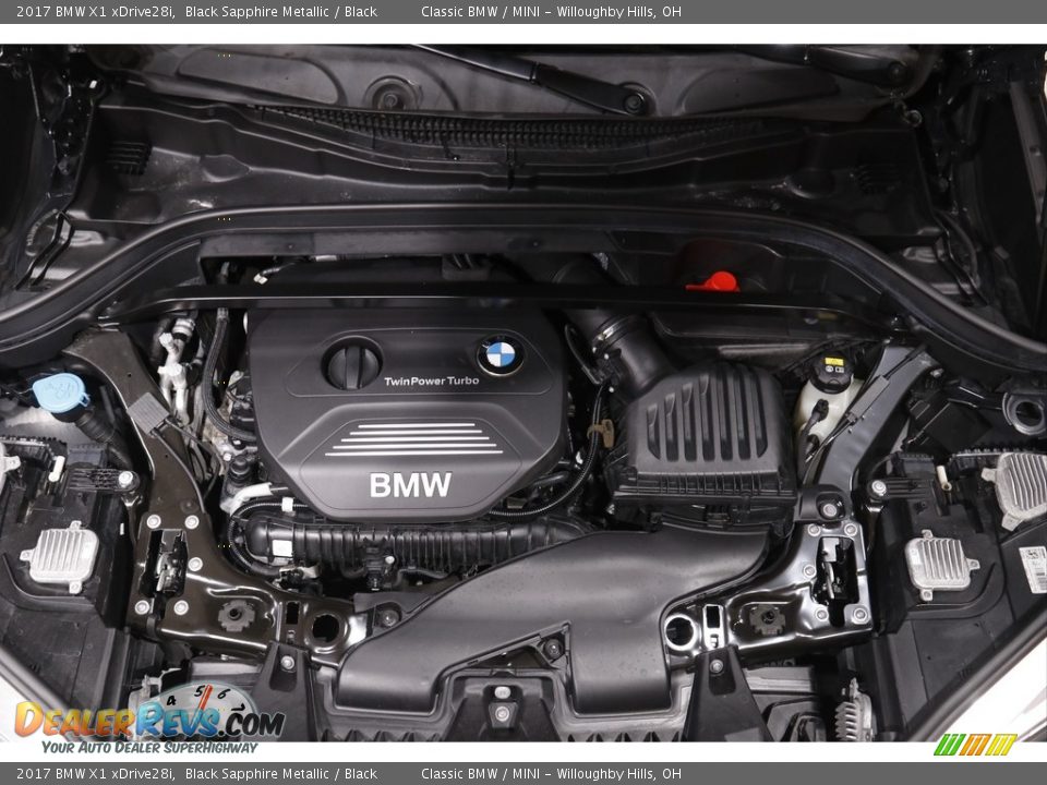 2017 BMW X1 xDrive28i Black Sapphire Metallic / Black Photo #22