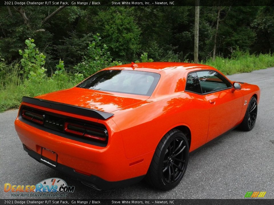 2021 Dodge Challenger R/T Scat Pack Go Mango / Black Photo #6