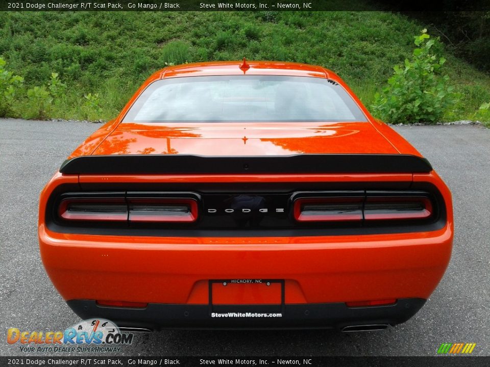 2021 Dodge Challenger R/T Scat Pack Go Mango / Black Photo #7