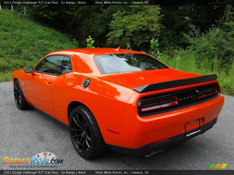 2021 Dodge Challenger R/T Scat Pack Go Mango / Black Photo #8