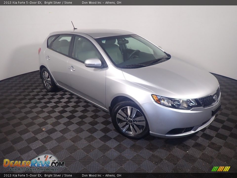 2013 Kia Forte 5-Door EX Bright Silver / Stone Photo #2