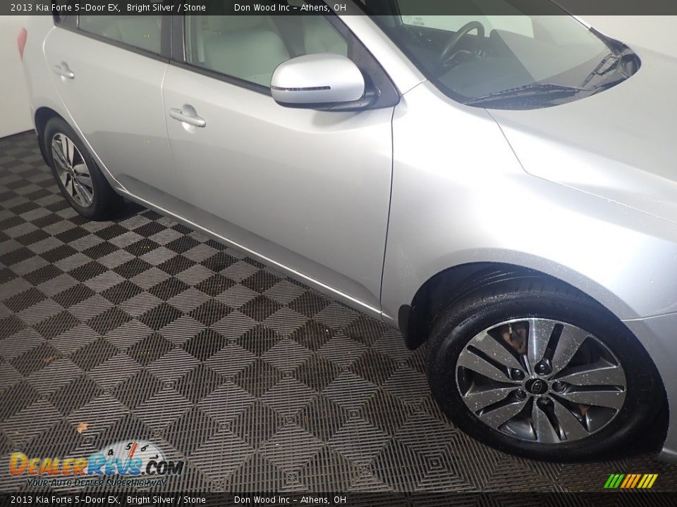 2013 Kia Forte 5-Door EX Bright Silver / Stone Photo #3