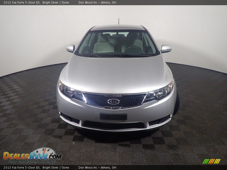 2013 Kia Forte 5-Door EX Bright Silver / Stone Photo #4